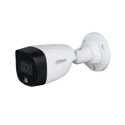 كاميرا خارجية تناظرية داهوا | 5 ميجابكسل كاملة الألوان مع صوت | HAC-HFW1509CP-A-LED