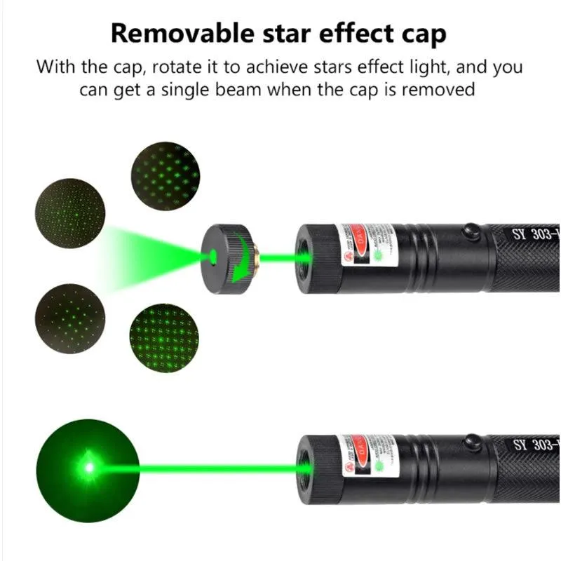 100Mw Rechargeable Green Laser Pointer Fa-303