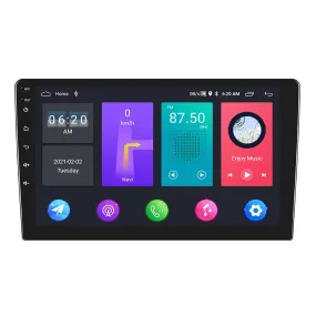 10.1 Inch 2 Din for Android 11 Car Stereo Radio 2 32G 2.5D Touch Screen Multimedia Player GPS Navigation WIFI Bluetooth FM MP4 MP5 Player with Rear Camera