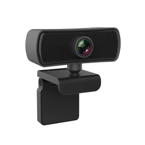 1080P FHD Computer Camera Auto Focus 360 Rotation USB Driver-free Web Cam with Mic for Live Conference