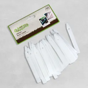10cm (4″) White Plant Labels - Rigid Long Life Reusable - Pack of 150