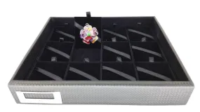 12 Brooch/Pin velour pad Super-Light weight Poly Textured Display Tray