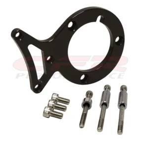 1979-93 FORD MUSTANG 5.0 ALUMINUM POWER STEERING BRACKET SET - BLACK