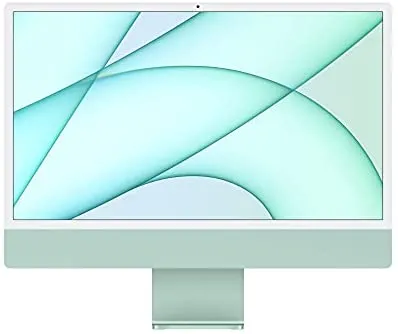 2021 Apple iMac 24 inch Apple M1 chip with 8 core CPU and 8 core GPU 4 ports 8GB RAM 256GB - FREE 2 years warranty