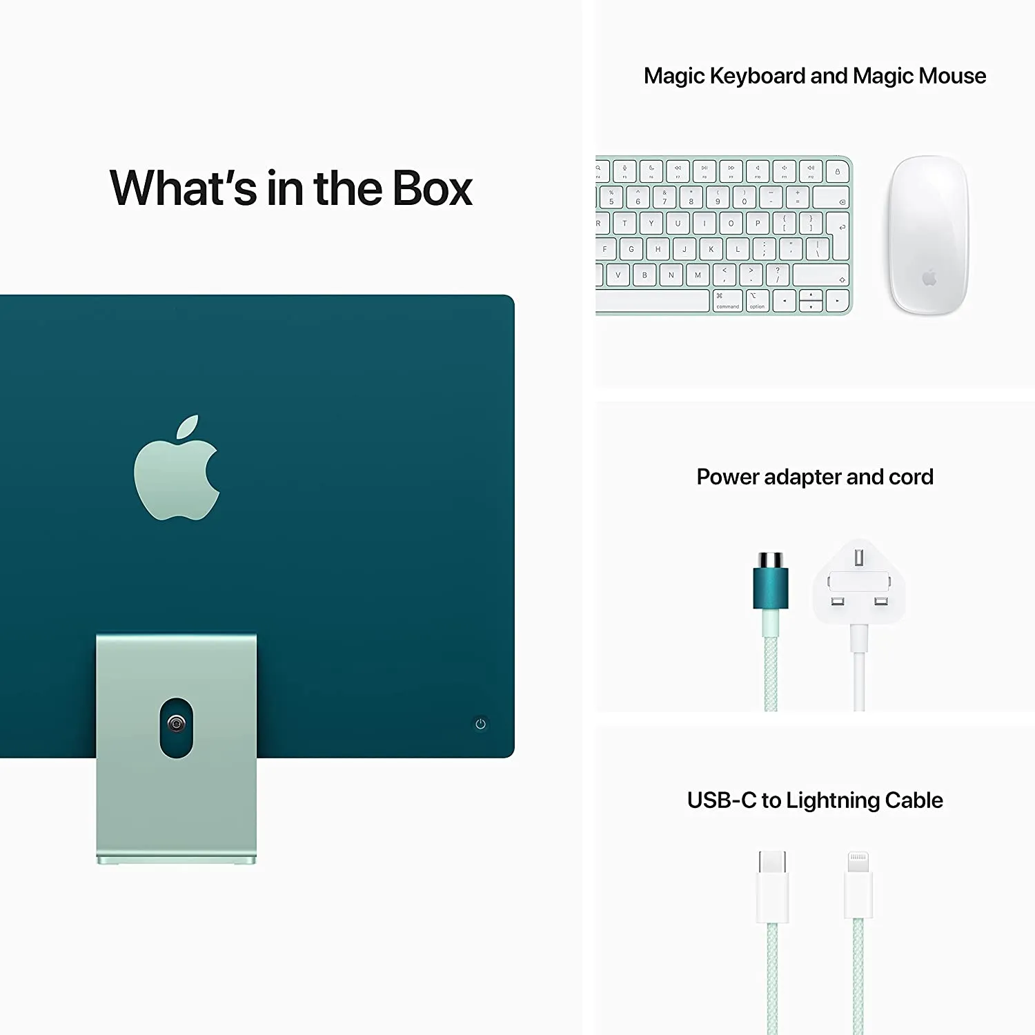 2021 Apple iMac (24-inch, Apple M1 chip with 8‑core CPU and 7‑core GPU, 2 ports, 8GB RAM, 256GB) - FREE 2 years warranty