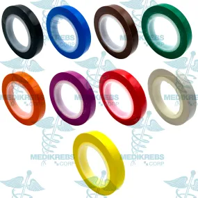 3M Surgical Instruments Identification Tape 0.25'' x 200'' Assorted (9 Rolls)