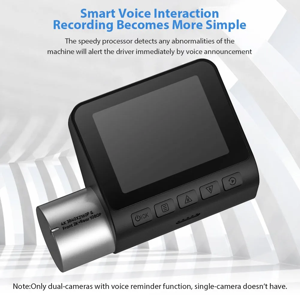 4k Car Driving Recorder Single Front 4k Dual Front 2k Rear 1080P