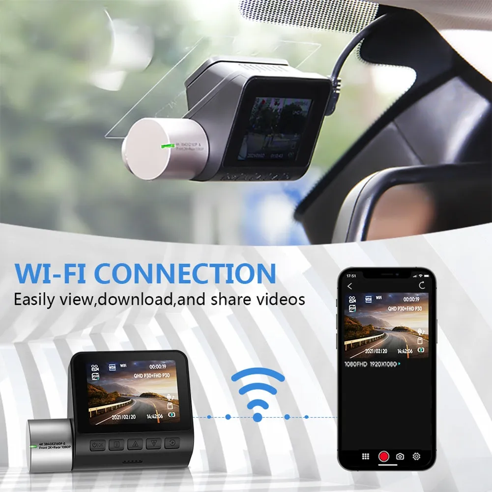 4k Car Driving Recorder Single Front 4k Dual Front 2k Rear 1080P