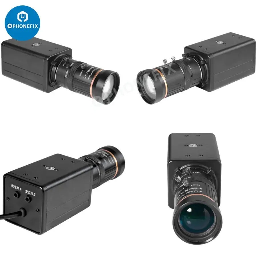 5.0MP 4K Webcam 10X Zoom Camera with VariFocal Lens