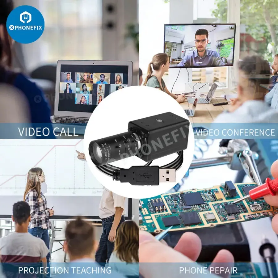 5.0MP 4K Webcam 10X Zoom Camera with VariFocal Lens