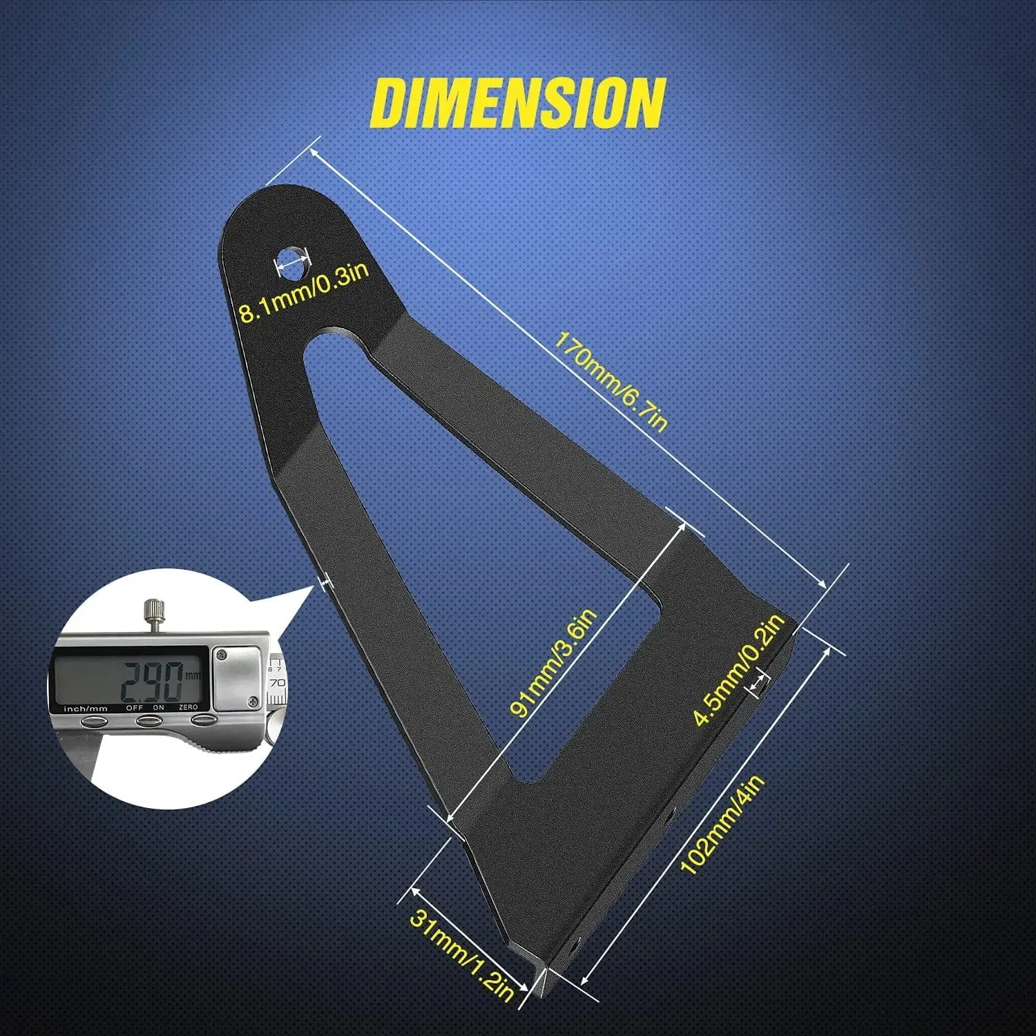 52 Inch Curved Light Bar Bracket at Upper Windshield Roof Cab for 2007-2013 Chevy Silverado Suburban Avalanche Tahoe & GMC Yukon Sierra (Pair)