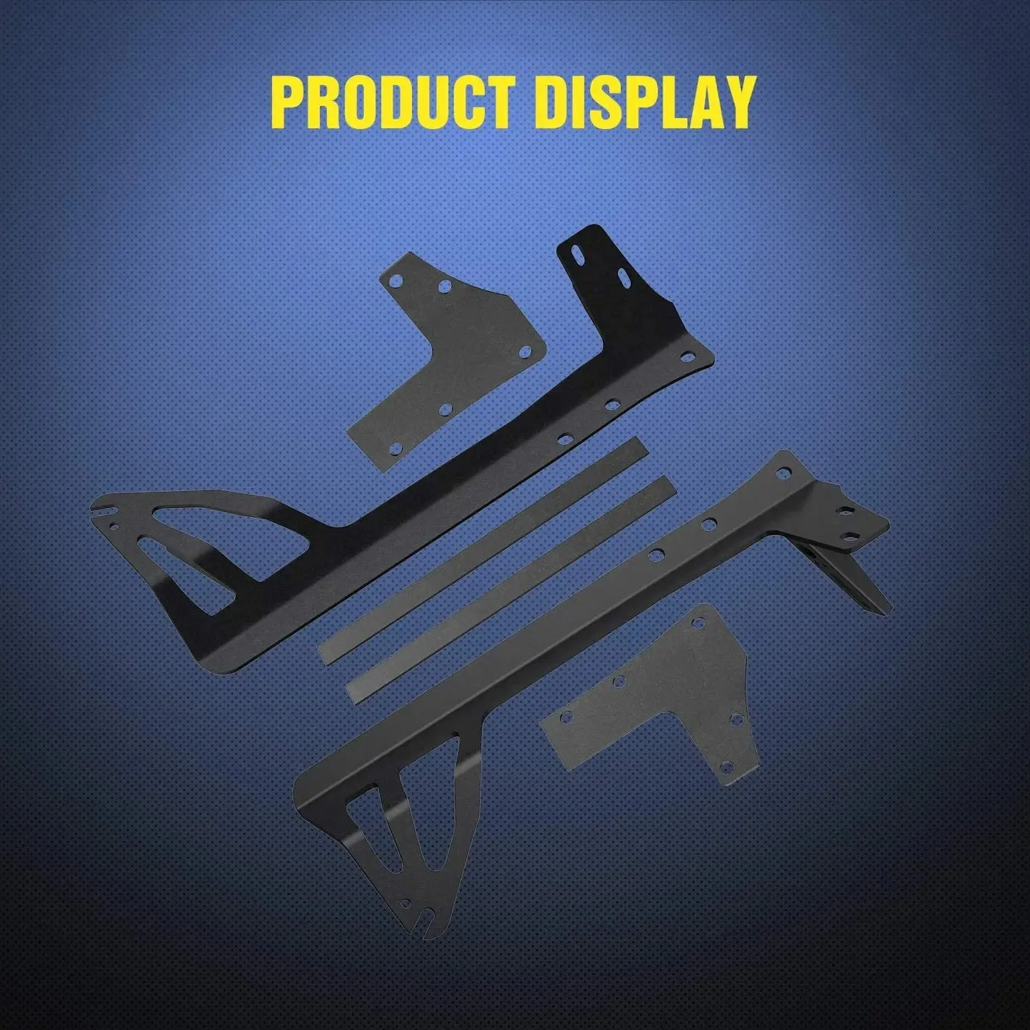 52 Inch Light Bar and Pod Light Windshield Frame Mounts For 2007-2017 Jeep Wrangler JK