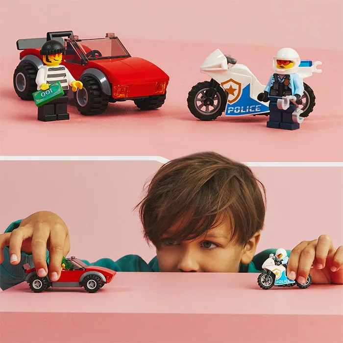60392 POLICE BIKE CAR CHASE