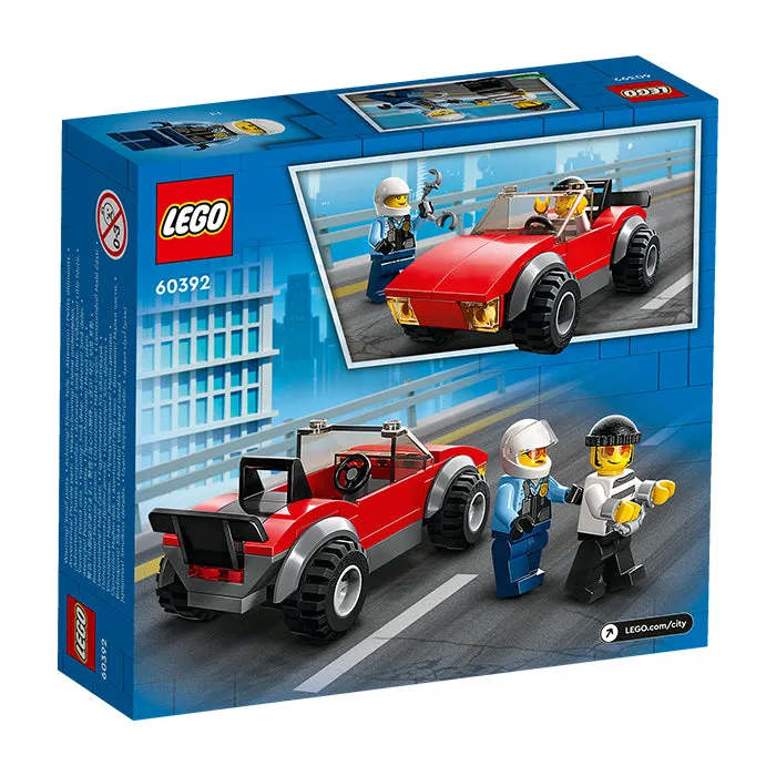 60392 POLICE BIKE CAR CHASE