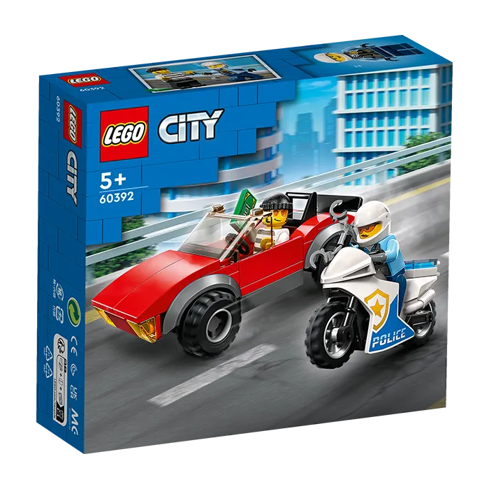 60392 POLICE BIKE CAR CHASE