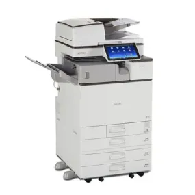 $64/Month Ricoh MP C3504EX Office Color Laser Multifunction Printer Machine | Copy, Scan, Optional Fax With 1200 x 1200 DPI Print Resolution