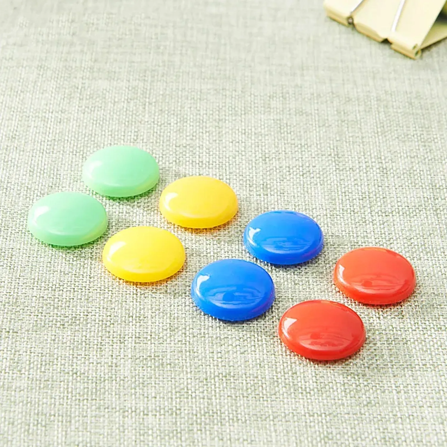 7866 Magnet Button Durable Magnetic Button Children Experiment Magnet Set || Magnet Toy Sets Round Shaped Magnet Set ( Set of 10 )