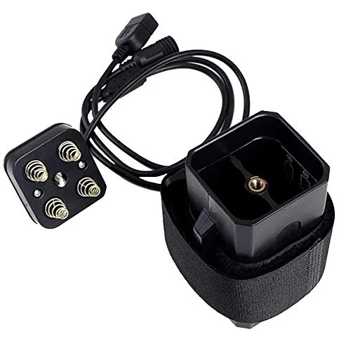8.4V 18650 Battery Pack Box, high-end Waterproof Battery Box with USB/DC Cable Dual Interface, can Charge Bicycle Lights