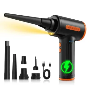 90000RPM Cordless Air Duster 90W Electric Wireless Gel Gun Blower