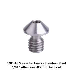 A23 Big Lens Mounting Screw 3/8"-16 with 5-32" Head