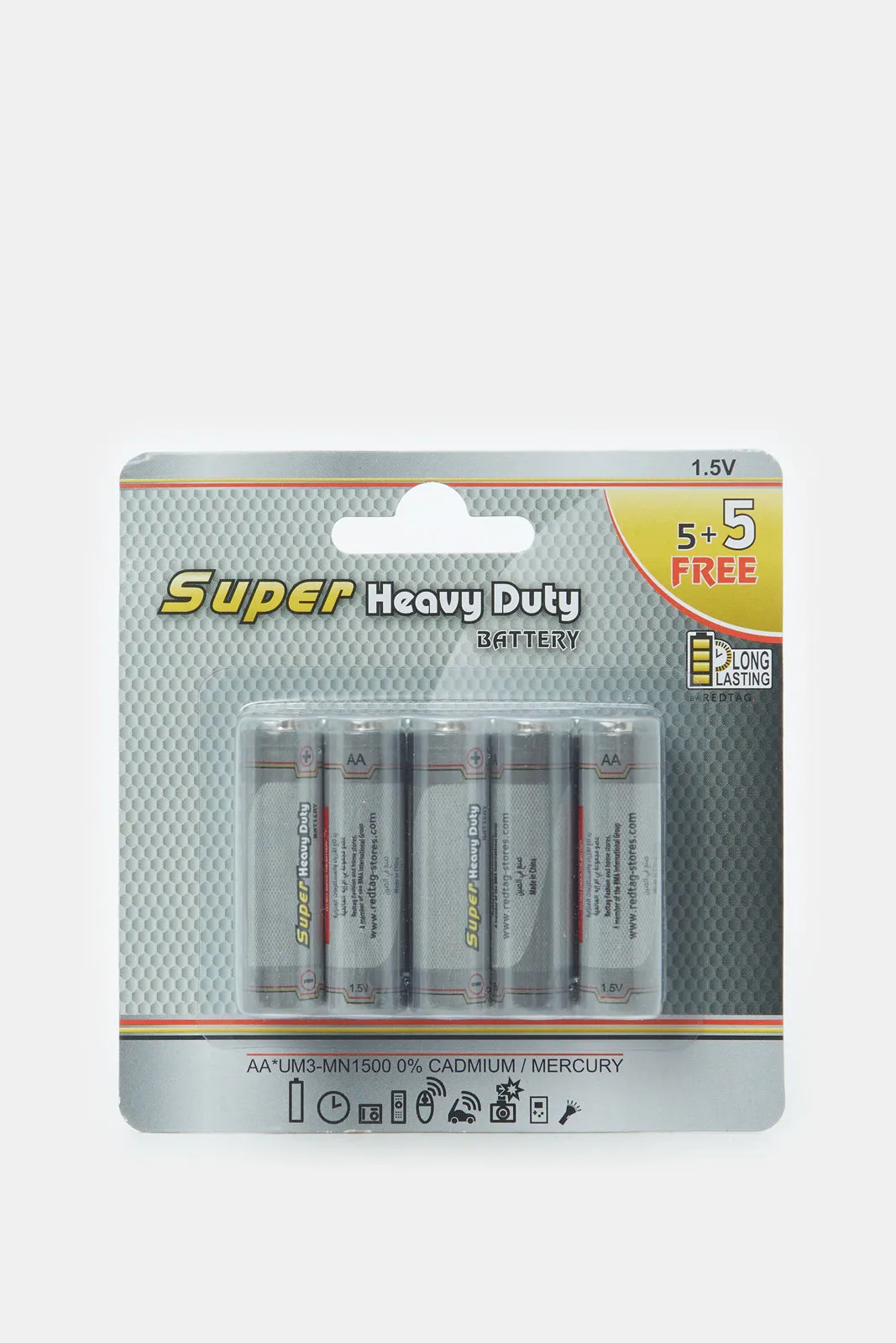 Aa Heavy Duty 1.5V Battery Set (10 Piece)