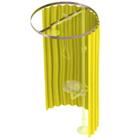 Acorn S0000-MC1 Drench Shower Modesty Curtain (For Horizontal Arms)