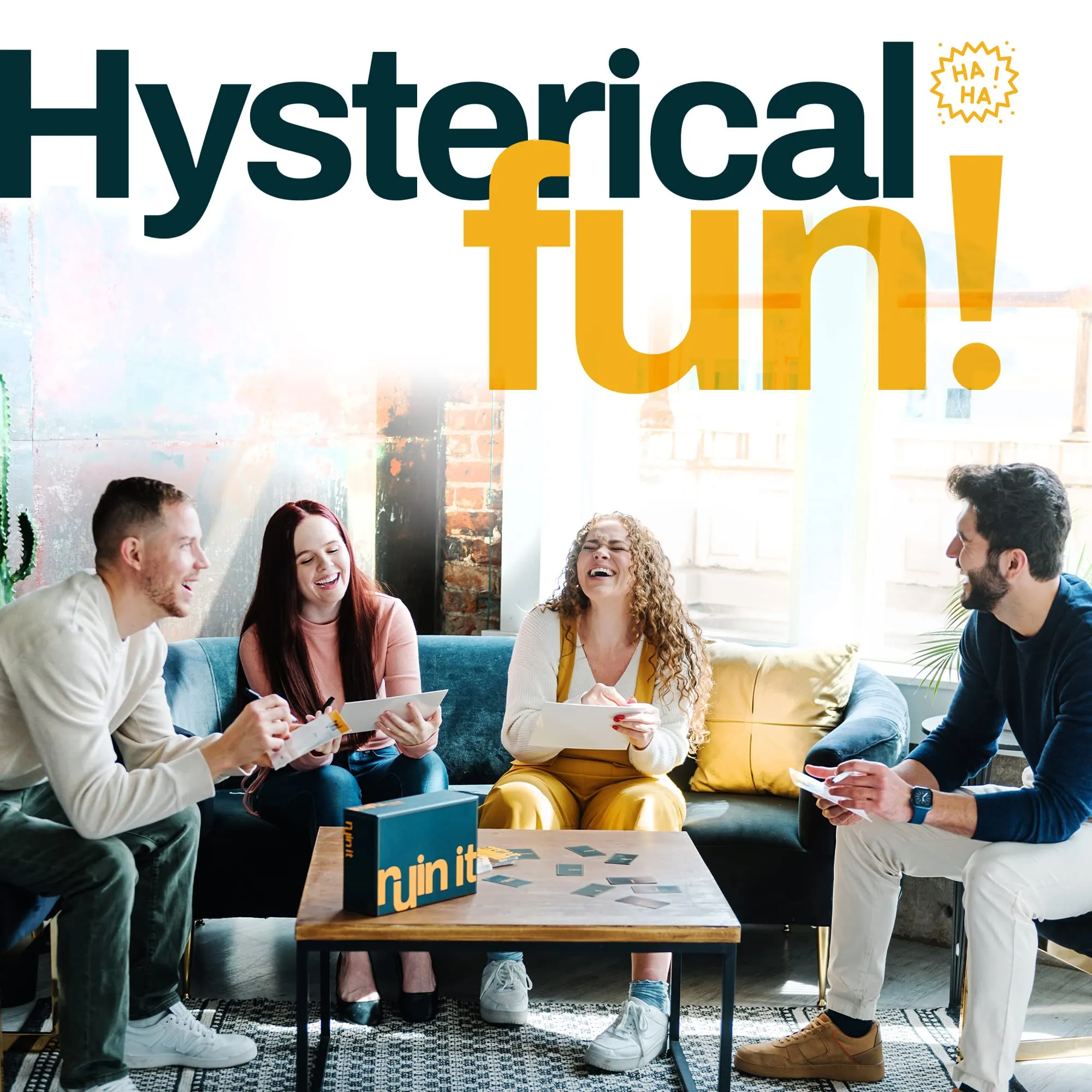 Adult Party Board Game Ruin IT Hilariously Funny Game for Ages 18  