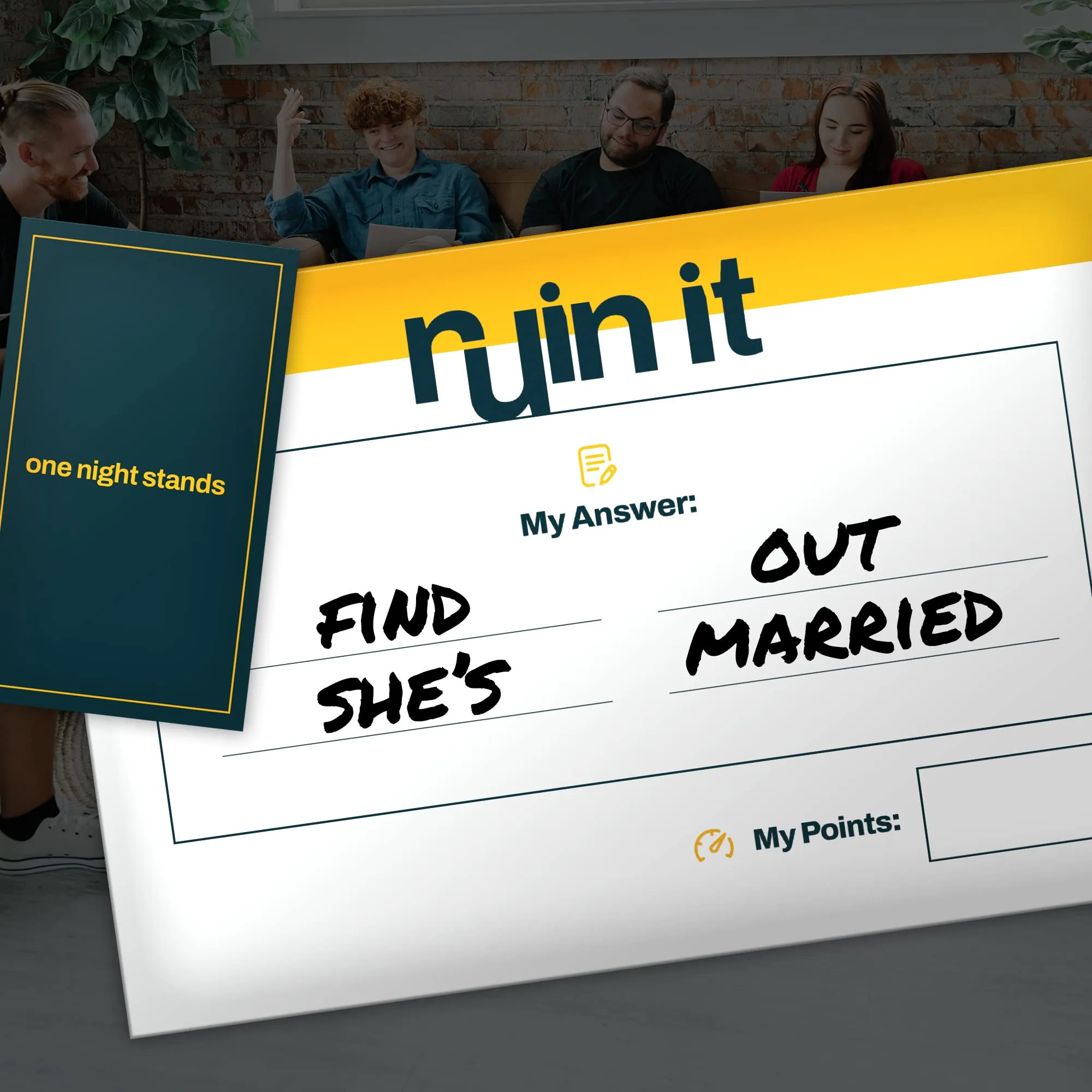 Adult Party Board Game Ruin IT Hilariously Funny Game for Ages 18  