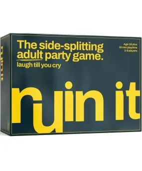 Adult Party Board Game Ruin IT Hilariously Funny Game for Ages 18  