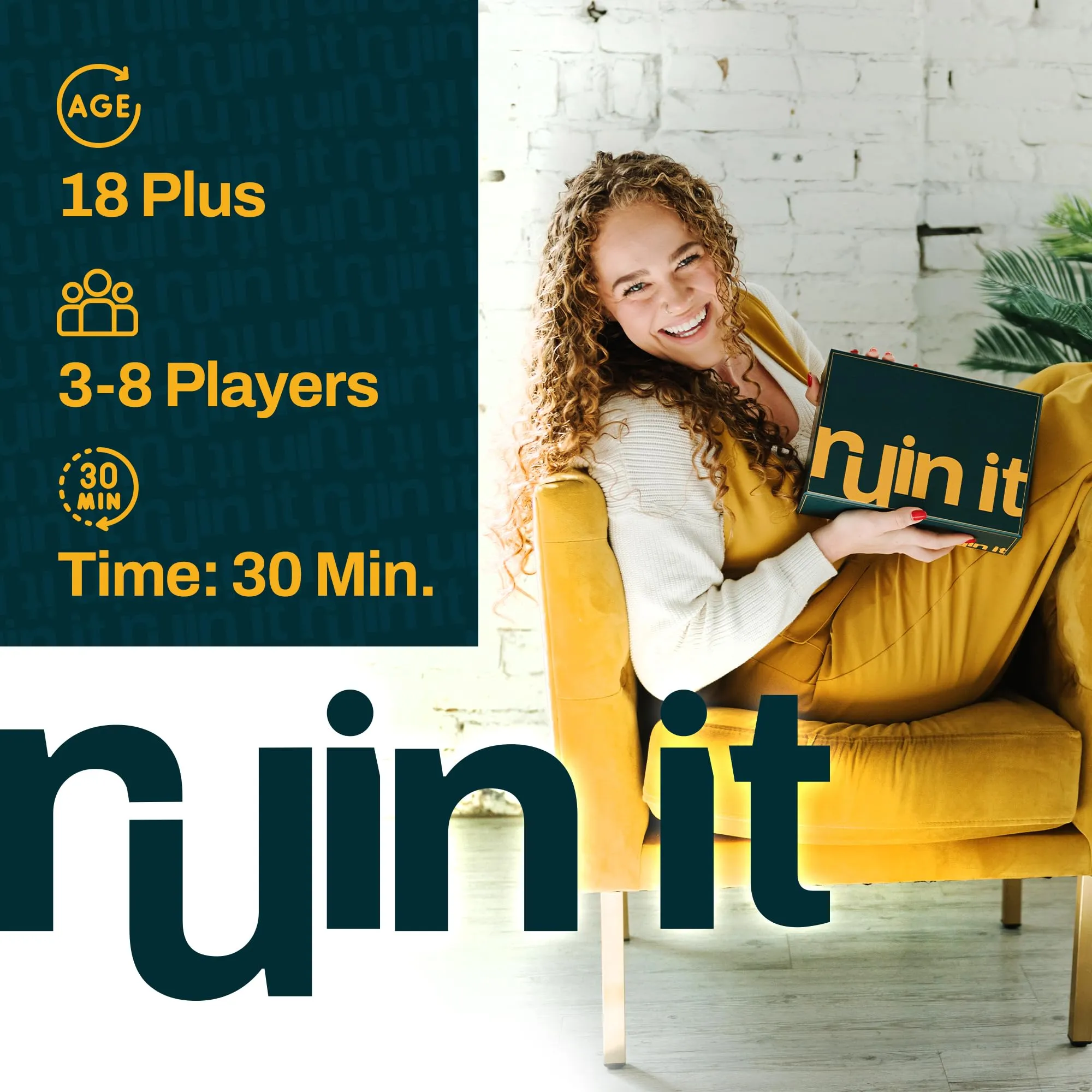 Adult Party Board Game Ruin IT Hilariously Funny Game for Ages 18  