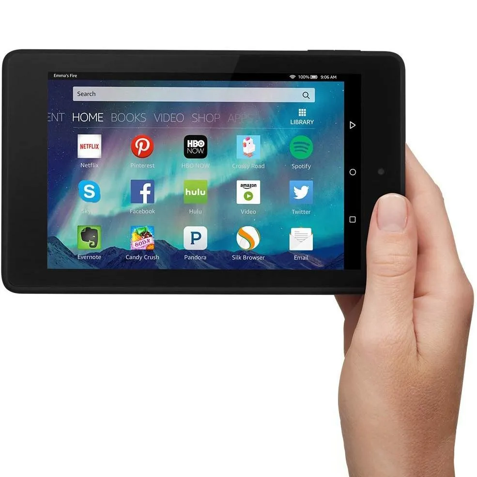 Amazon Kindle Fire HD 6 Tablet, 6" HD Display, Wi-Fi, 16 GB (Refurbished)