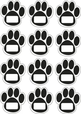 Ashley Productions Magnet Black Paw Prints