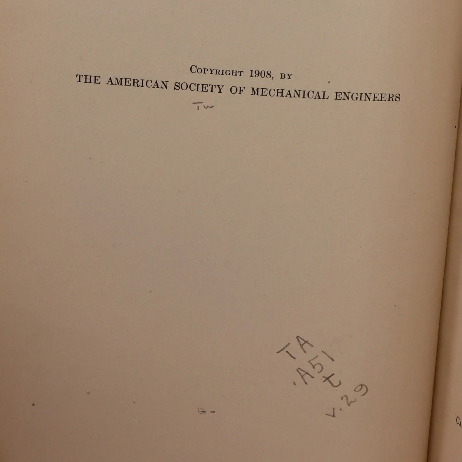 ASME American Society Mechanical Engineers Transactions 1907 Vol 29 Leather