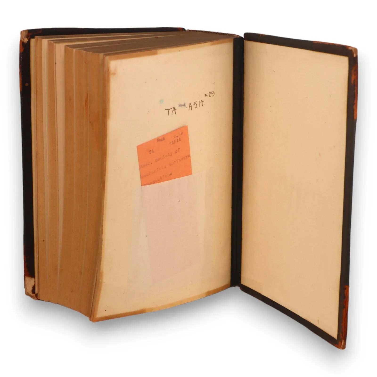 ASME American Society Mechanical Engineers Transactions 1907 Vol 29 Leather