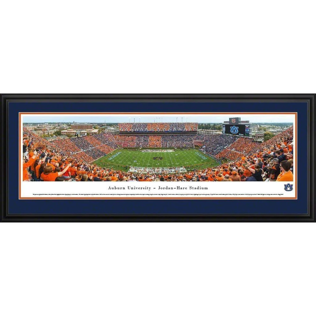 Auburn Football - "Stripe the Stadium" Panorama Framed Print