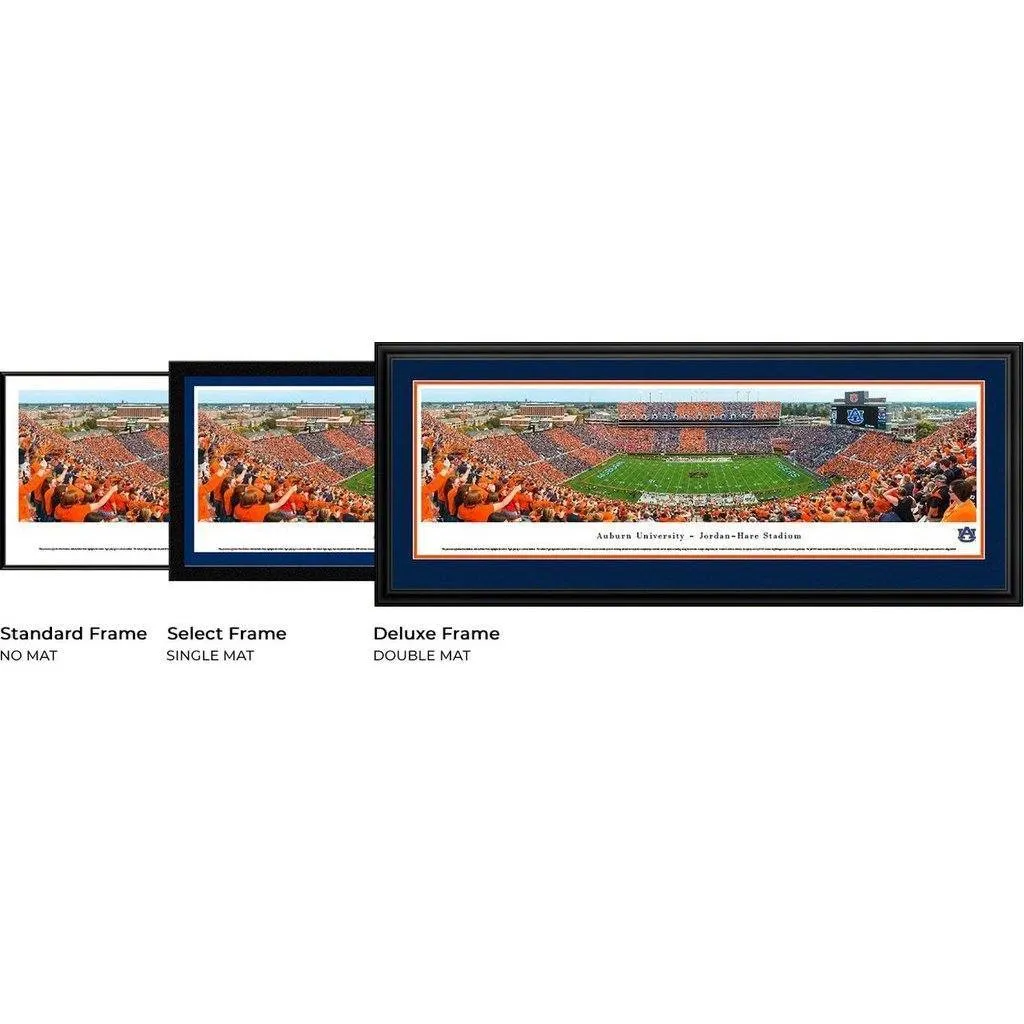 Auburn Football - "Stripe the Stadium" Panorama Framed Print