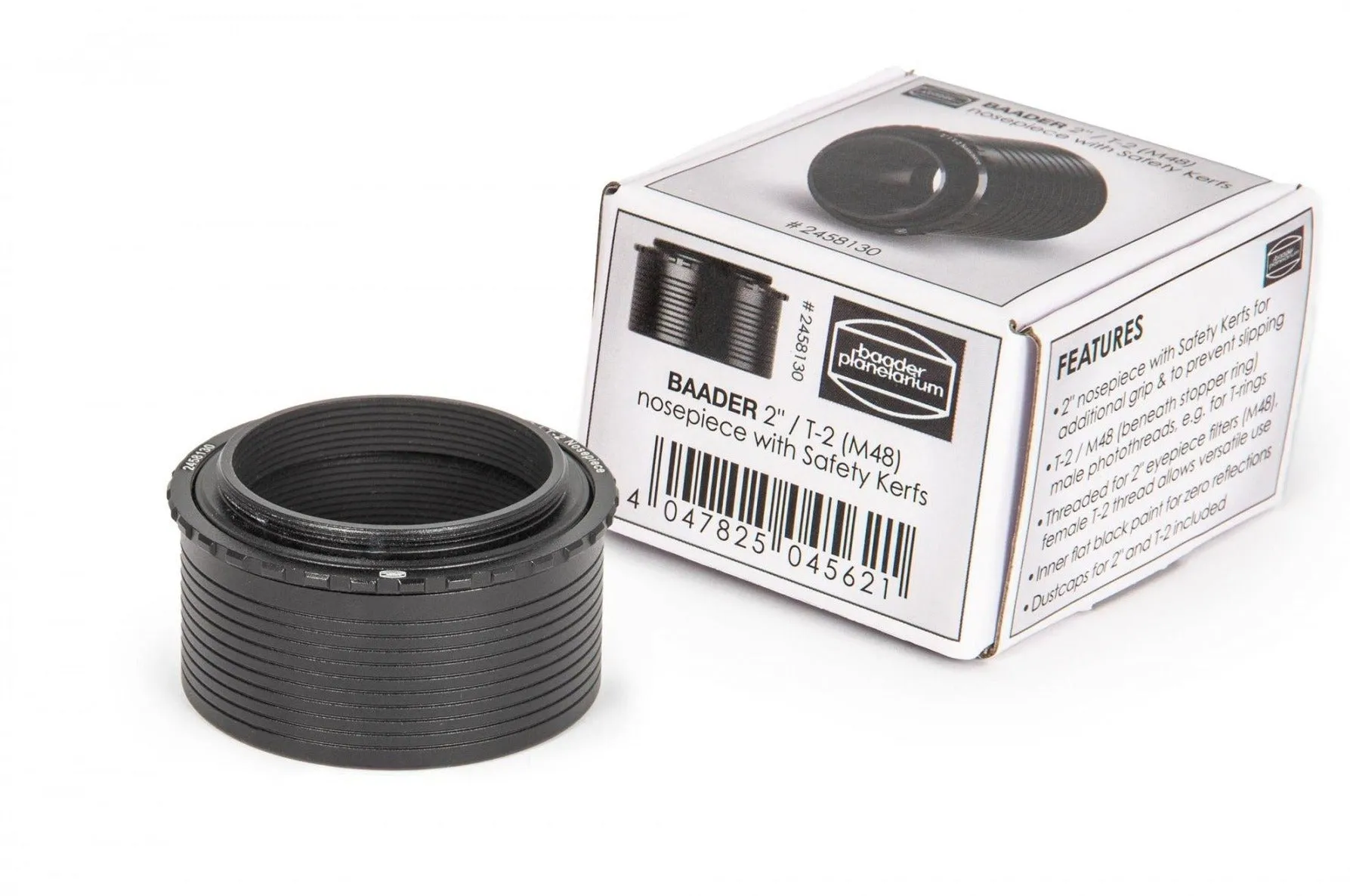 Baader 2" / T-2 (M48) nosepiece with Safety Kerfs
