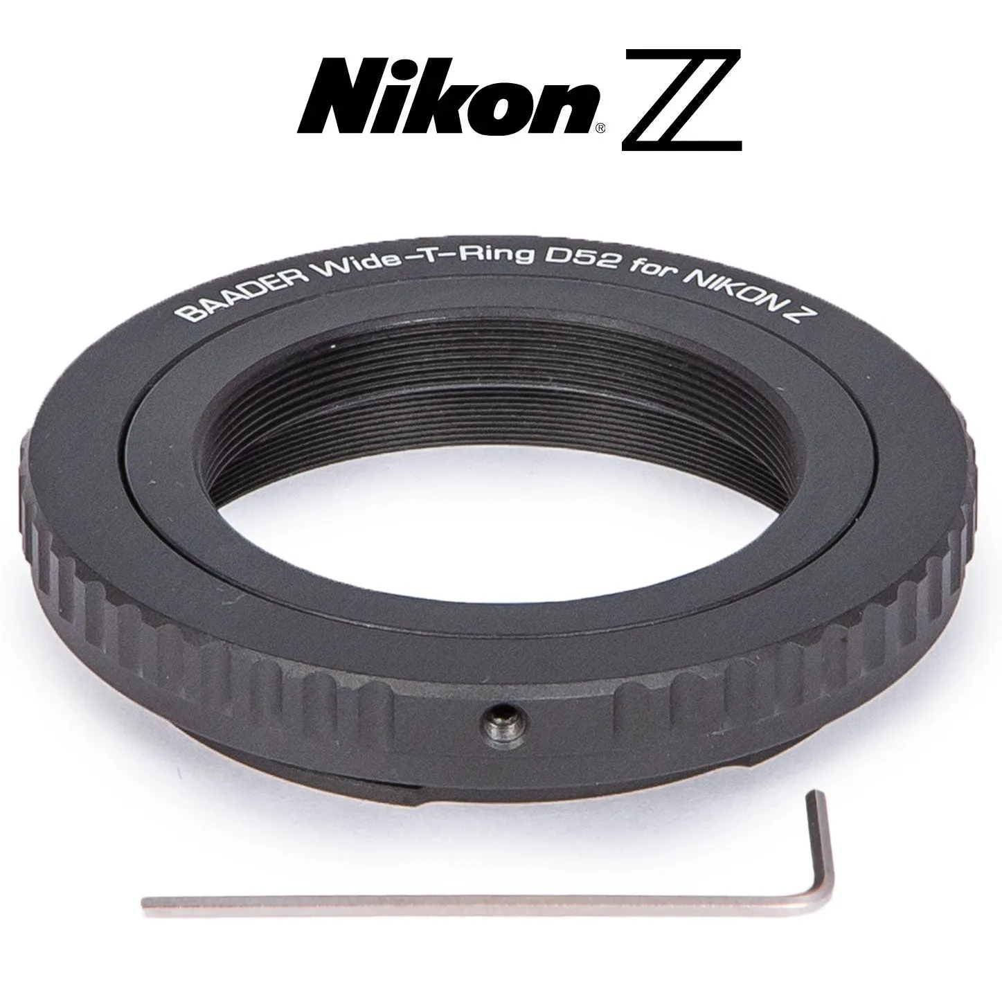 Baader Wide-T-Ring Nikon Z (for Nikon Z bajonet) with D52i to T-2 and S52