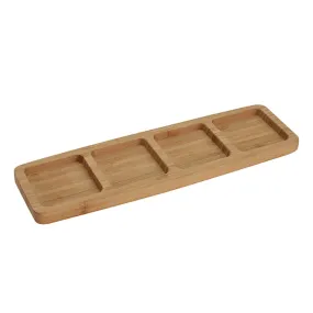 Bamboo Serving Platter (4 Compartments)