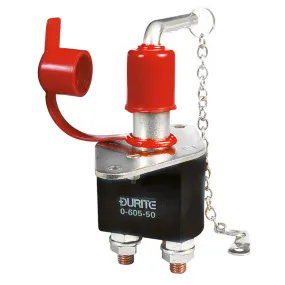 Battery Switch 250 amp with Removable Key and lockout hole Bg1