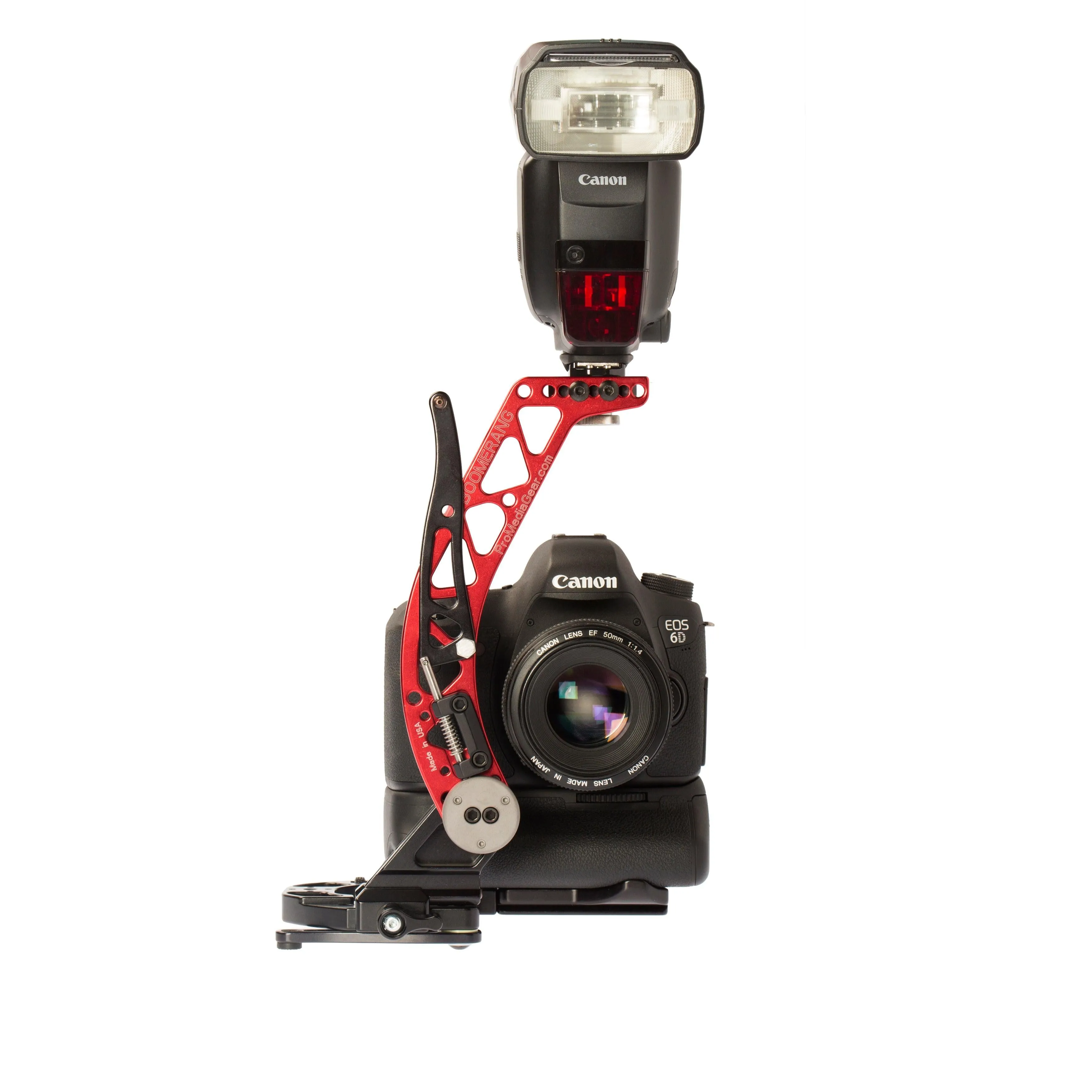 BBGv2 Boomerang Flash Bracket for Cameras with Battery Grip