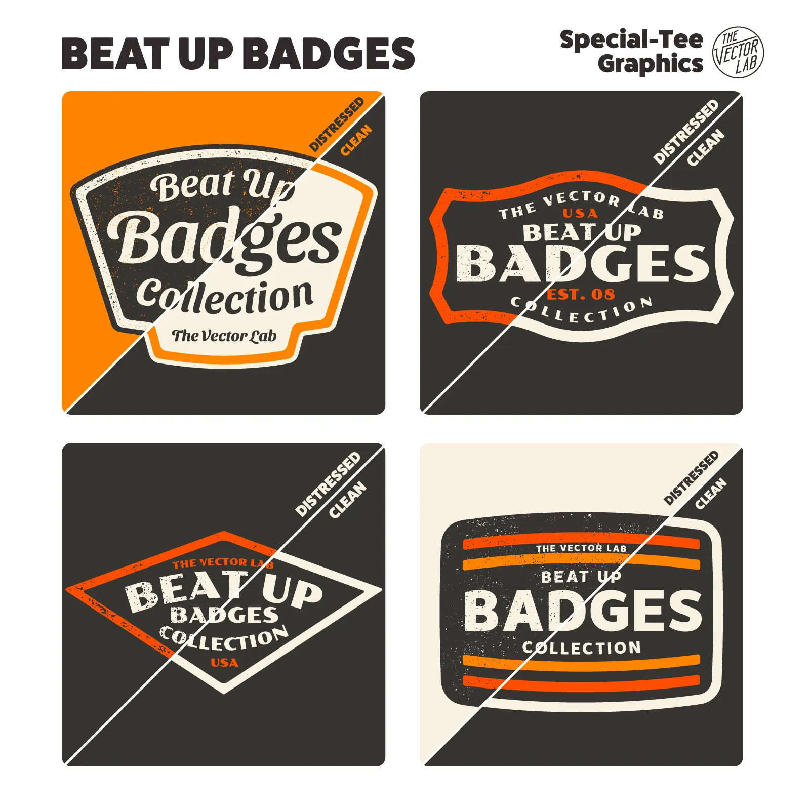 Beat Up Badges