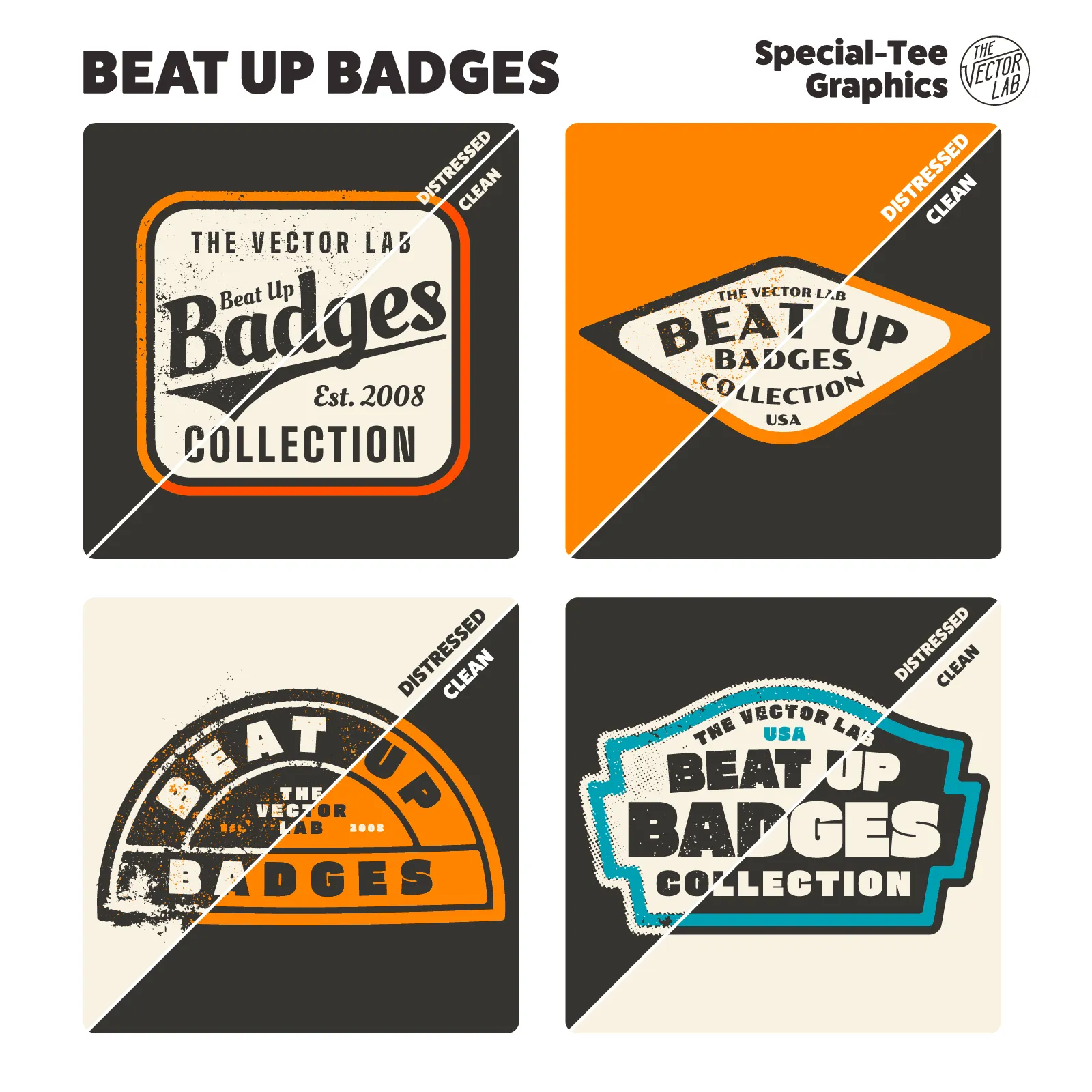 Beat Up Badges