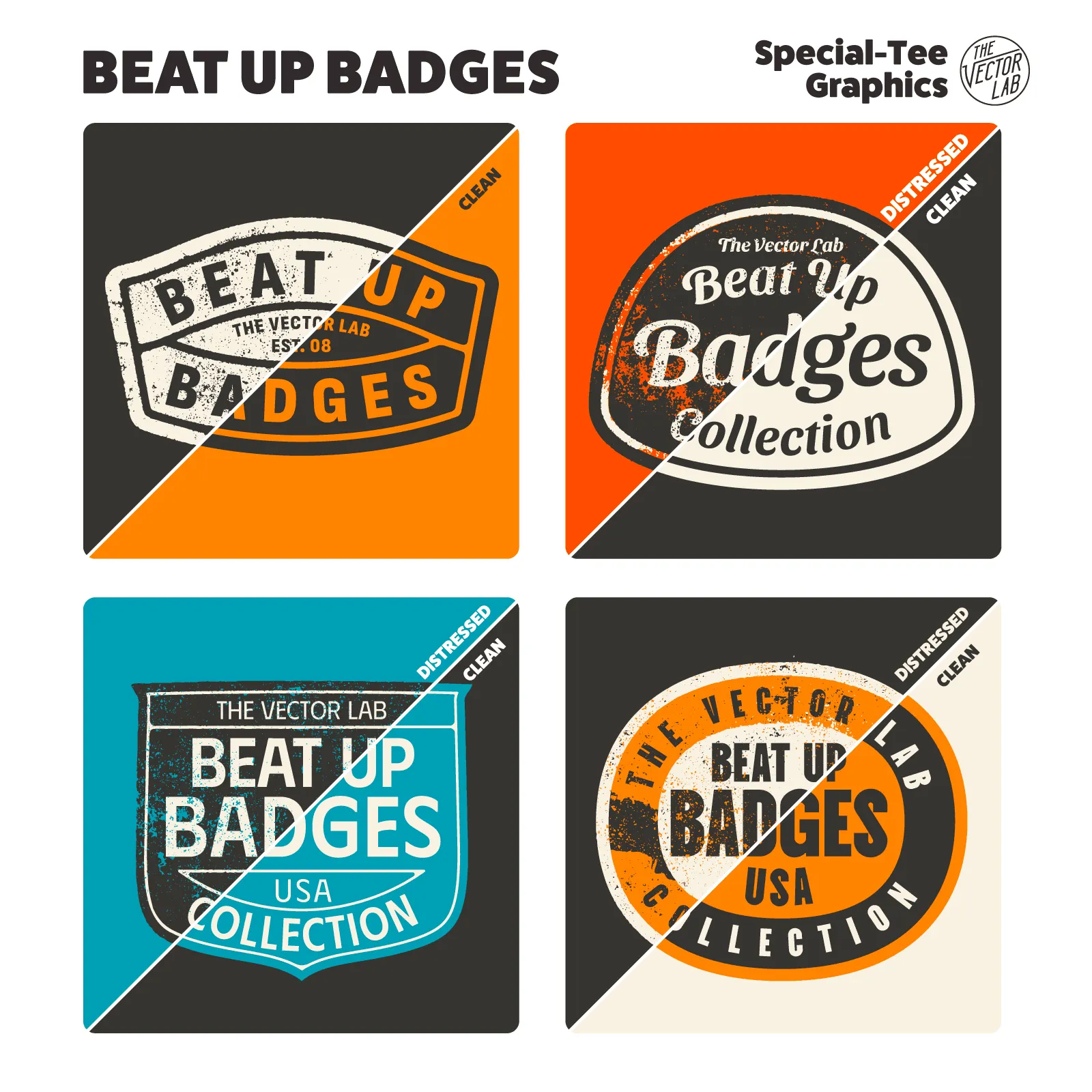 Beat Up Badges