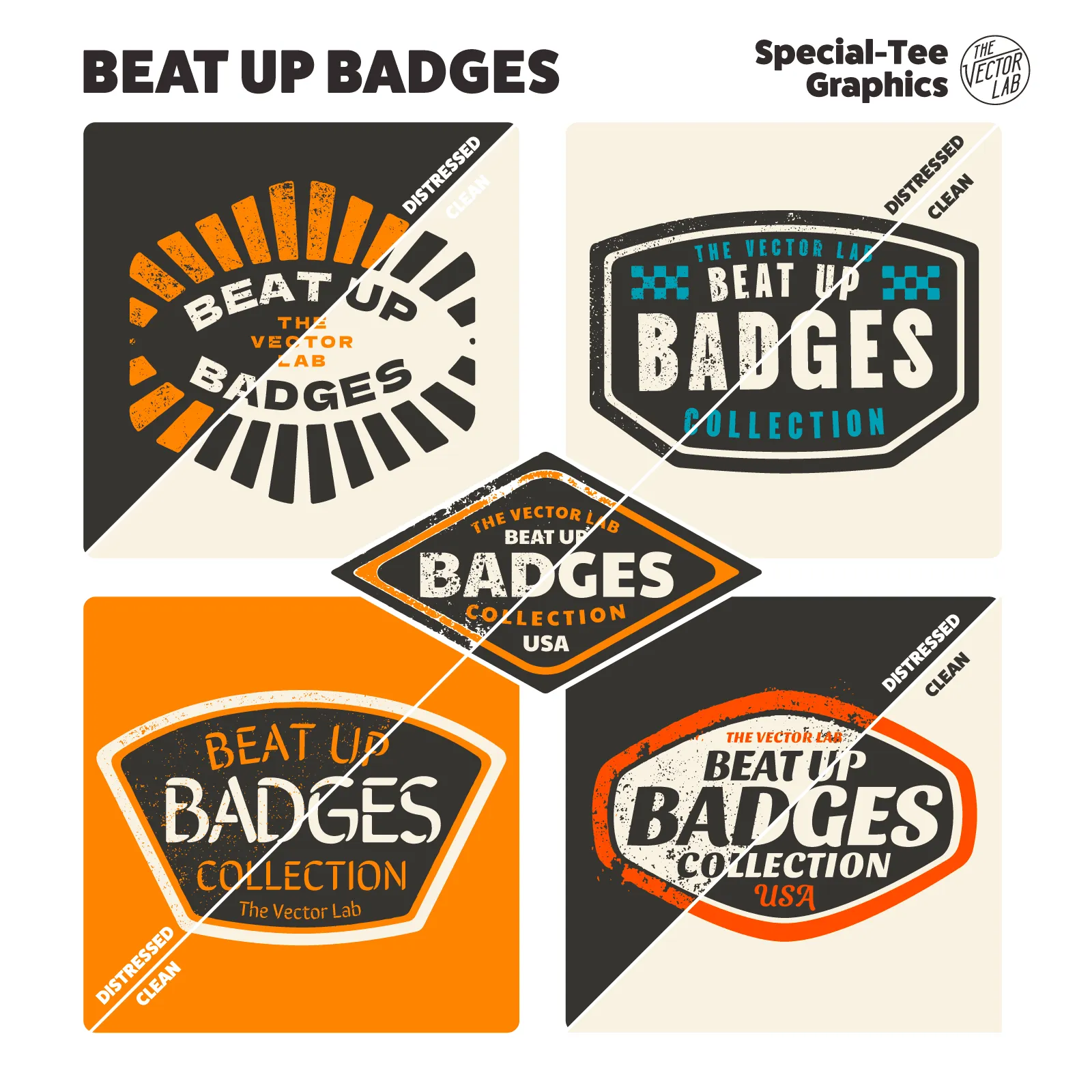 Beat Up Badges