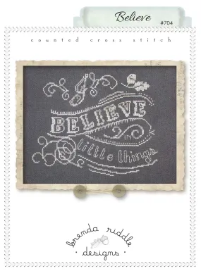 Believe Cross Stitch Pattern