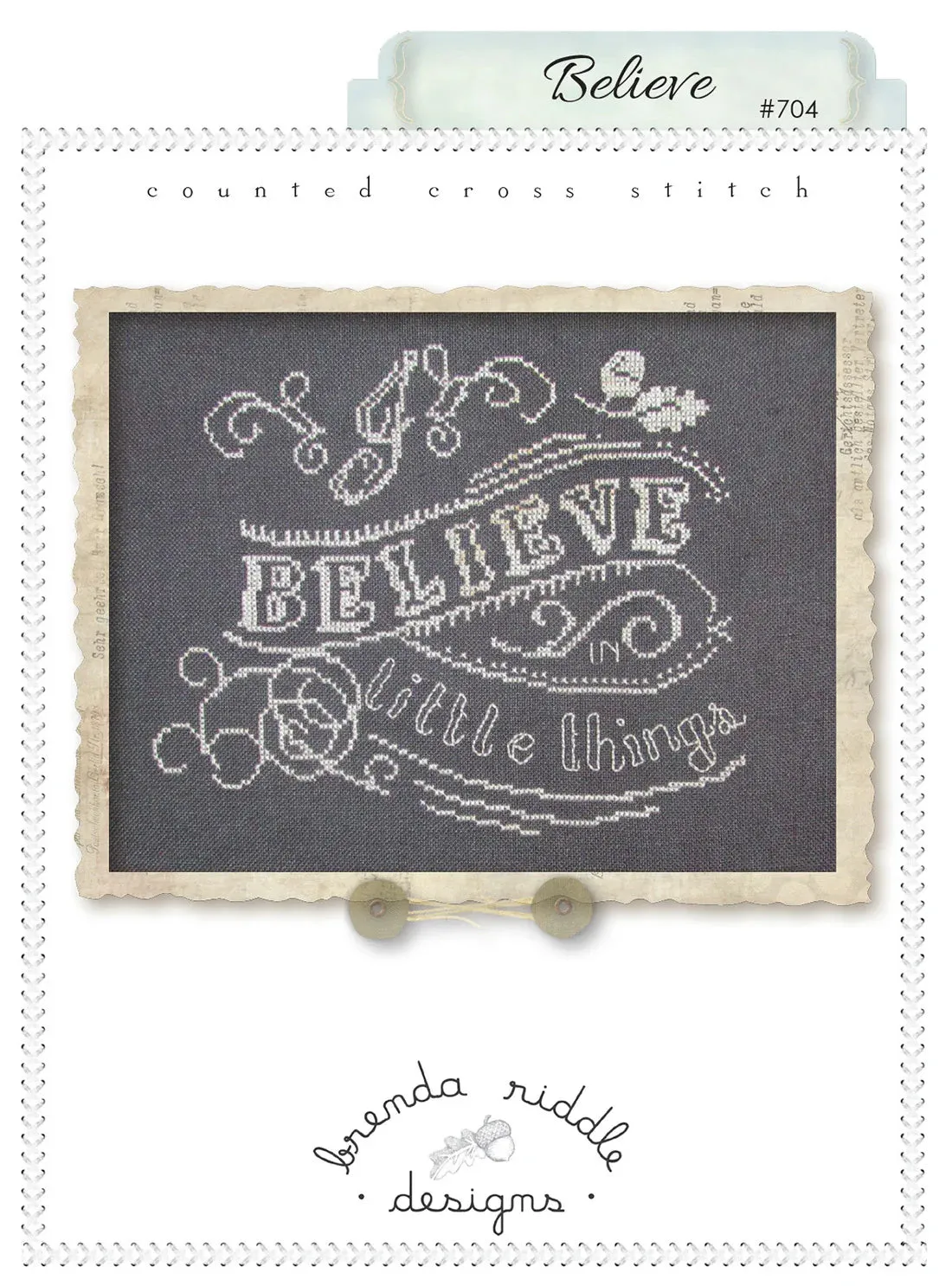 Believe Cross Stitch Pattern