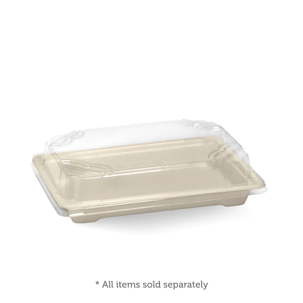 Biopak BioCane Sushi Tray Base Medium 600pcs