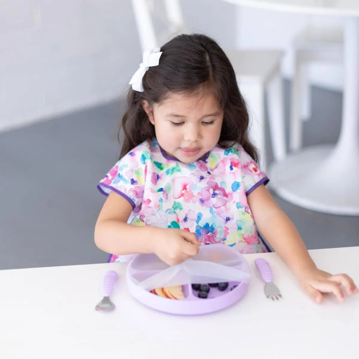 Bumkins Silicone Grip Dish with Lid