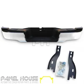 Bumper Bar REAR Chrome Step Fits Toyota Hilux 15-20